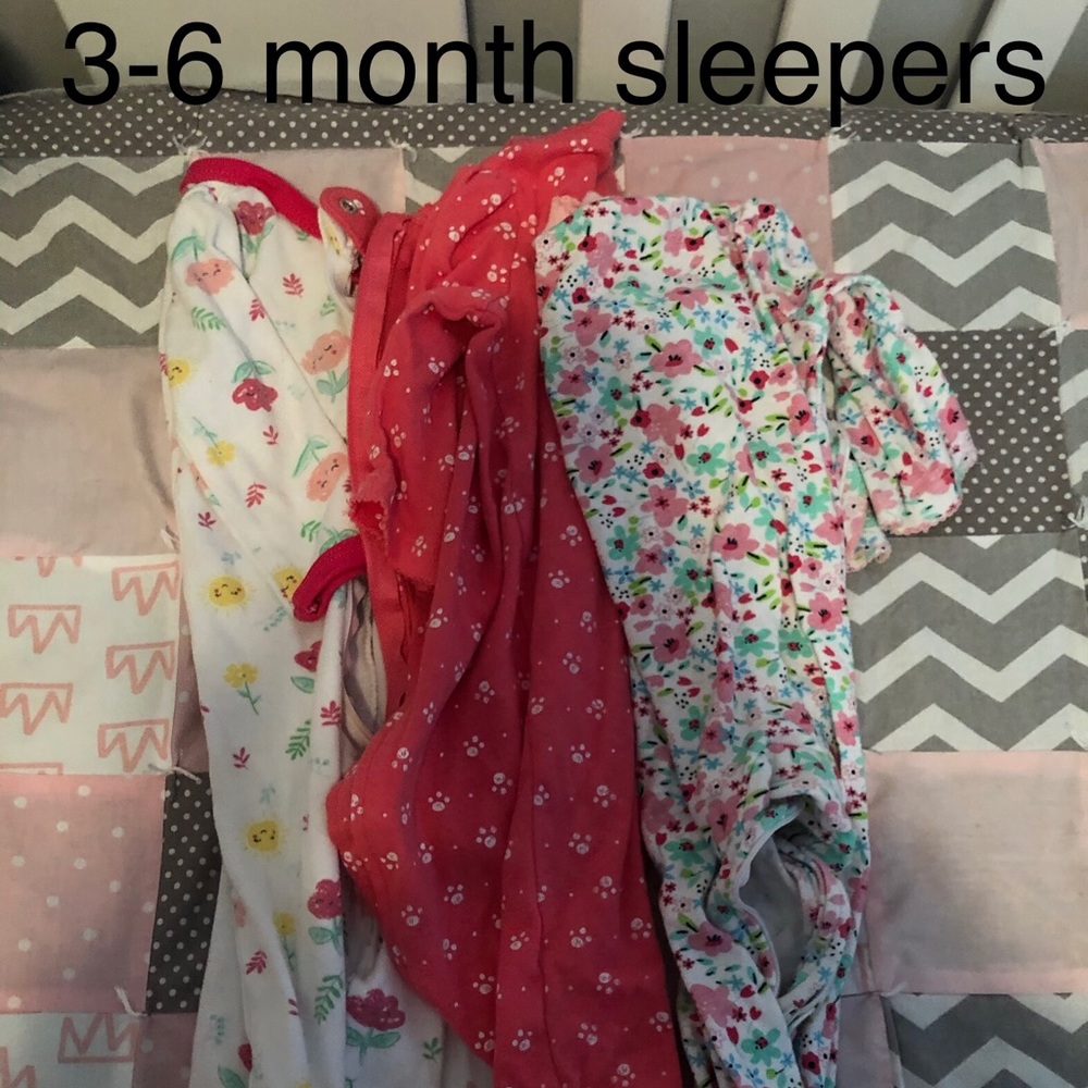 Baby girl sleepers